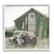 Stupell Industries Magical Farmhouse Barn and Flower Field Framed Giclee Art